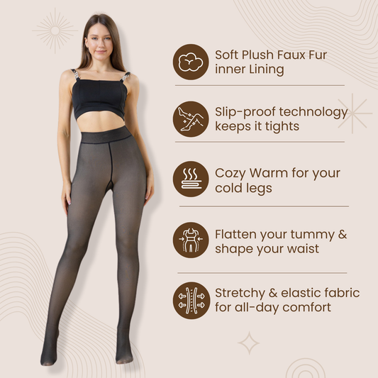 LaDeLa ™ | Qotton Chic Sherpa Tights